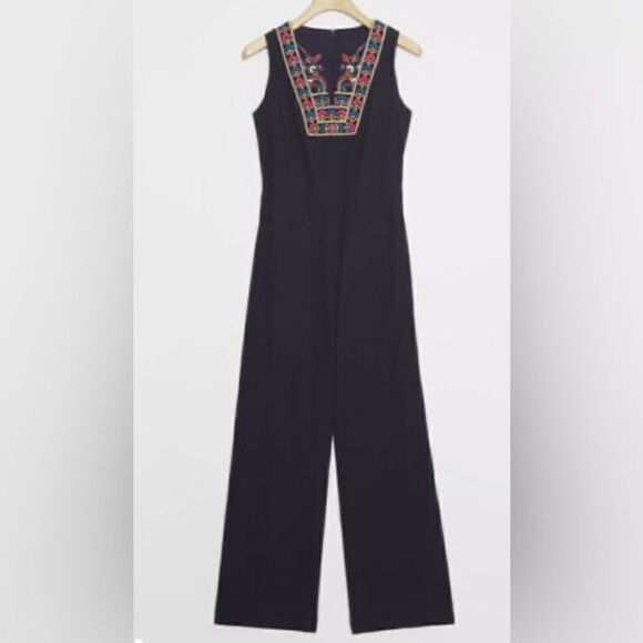 Anthropologie Pants - Anthropologie Porridge Deena Embroidered Jumpsuit